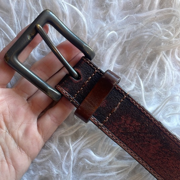 Harley-Davidson Cowhide Leather 2016 Belt Size 42 - Picture 2 of 11